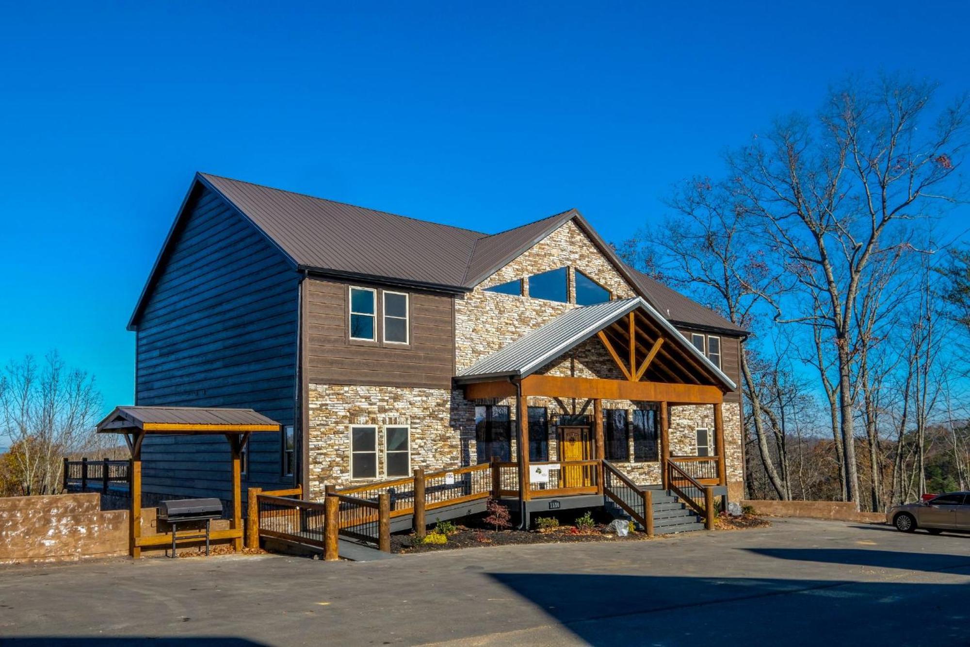 Swim And Gym Mansion Villa Pigeon Forge Eksteriør bilde